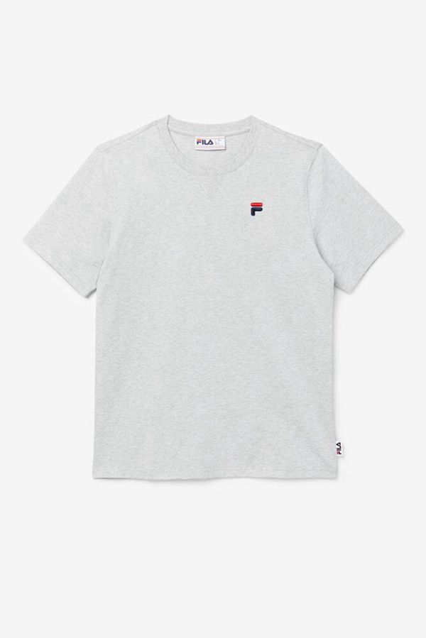 Fila Derion Luxe Sleeve Men's Tee - Light Grey,NZ 146-50746